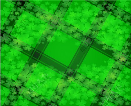 绿色叶子矢量图