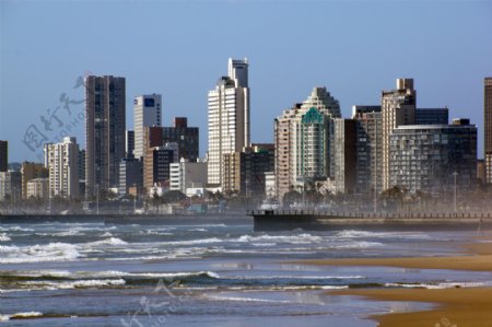 海滨城市风景图片