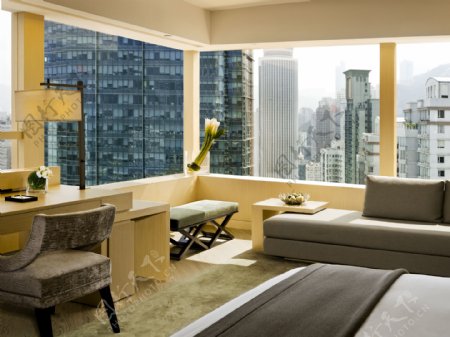 香港奕居酒店客厅设计图片