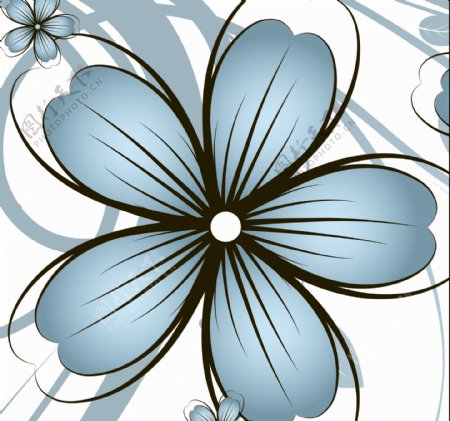 玻璃花卉装饰图