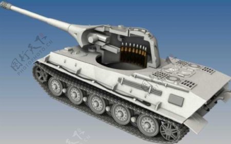 虎式重型坦克机械模型