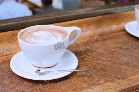餐厅咖啡杯咖啡饮料咖啡拿铁摩卡泡沫