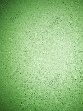 绿色底纹小汽泡水滴