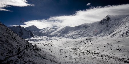 美丽雪山高原风景图片