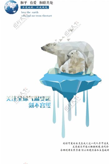 全球高温公益海报