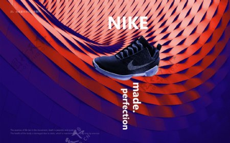 运动鞋产品宣传图