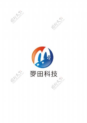 麦田科技公司logo设计