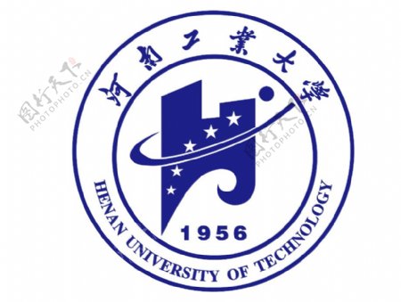 河南工业大学logo