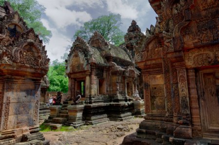 柬埔寨女王宫风景
