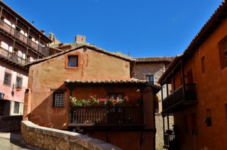 西班牙小镇阿尔瓦拉辛风景