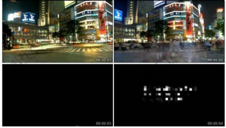 城市车流视频素材
