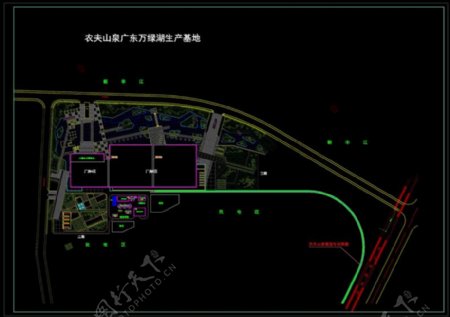 广东万绿湖基地规划图