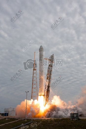 空间火星系宇宙科学发射火箭发现升空航天飞机宇宙飞船SpaceX公司
