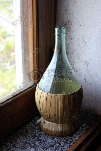 窗口棕榈瓶主题工艺品
