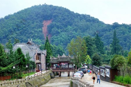 四川街子古镇风景