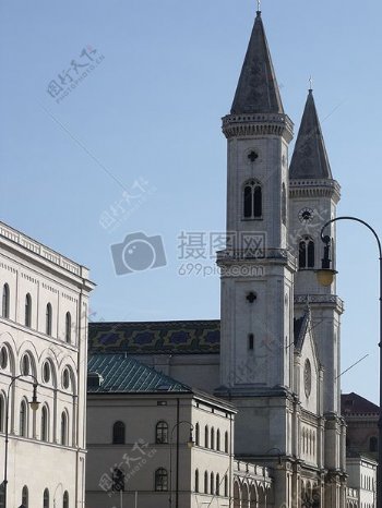 教会Achitecture架构塔建设宗教尖顶