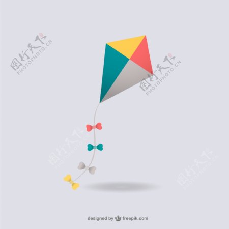 五颜六色的风筝插图