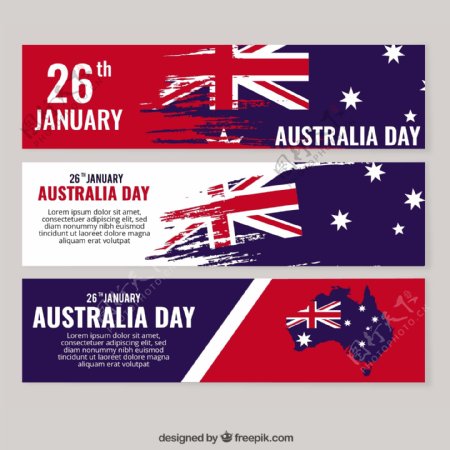 澳大利亚日的旗帜