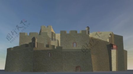 城堡建筑视频素材