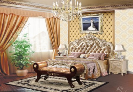 欧式卧室装饰图