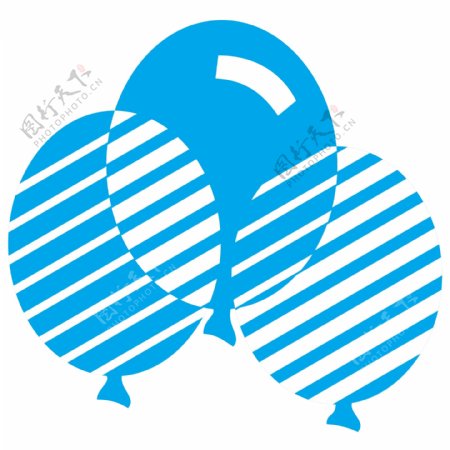 蓝色线条logo设计