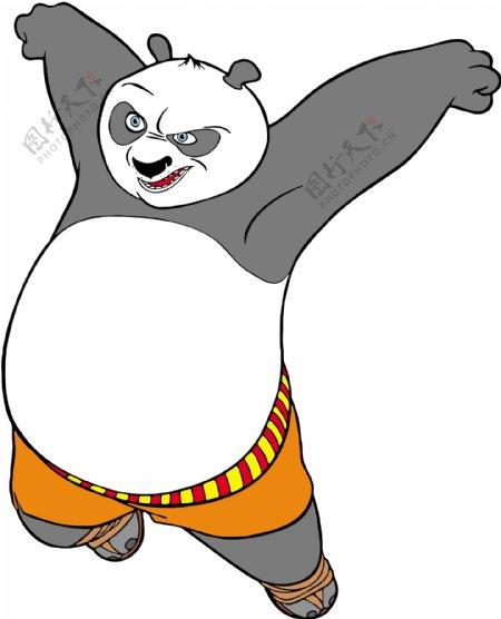 功夫熊猫漫画