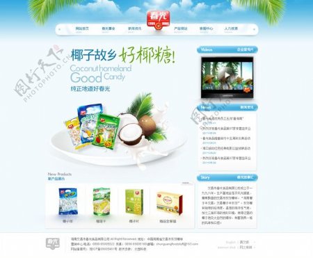 椰糖企业网站