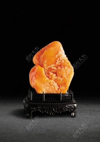 寿山石雕摄影图片