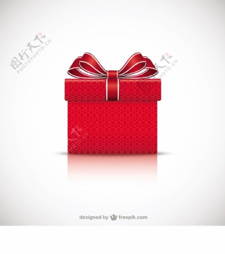 红色礼品盒