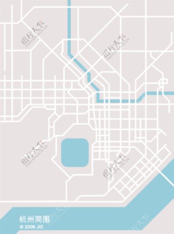城市道路地图