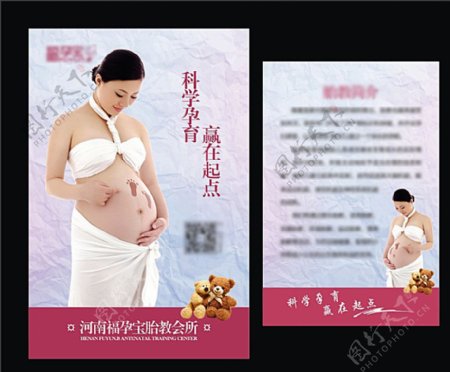 孕妇展板图片