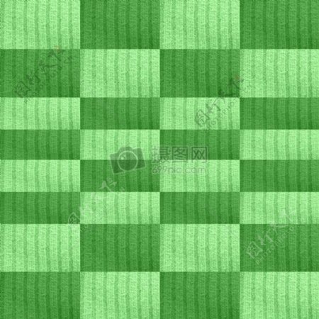 羊毛罗纹纹理绿色阴影格仔块立方体模式软