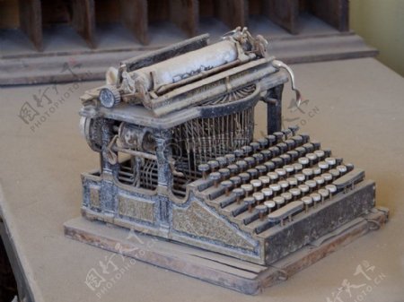 老式的打字机