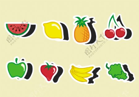 水果美食图标