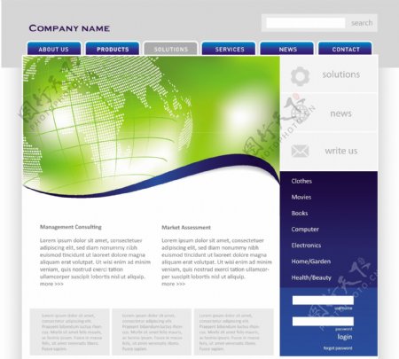 网站网页设计模板