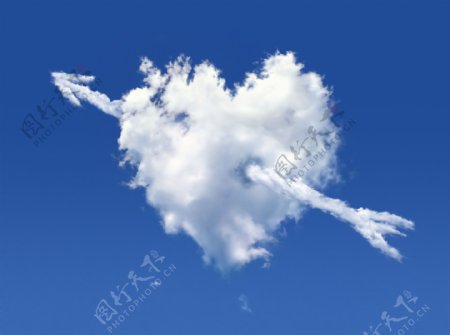 丘比特之箭的云图片
