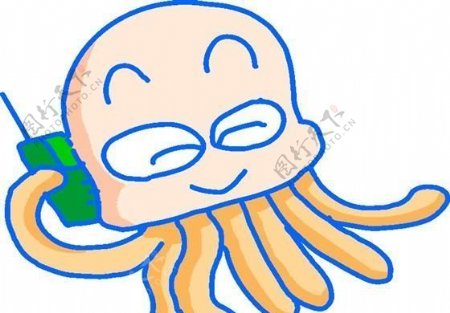 章鱼海洋动物卡通动物日本矢量素材ai格式30