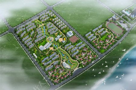 山东海阳核电专家村规划设计设计方案DWG0017