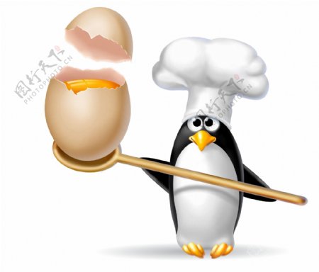 鸡蛋与厨师图片