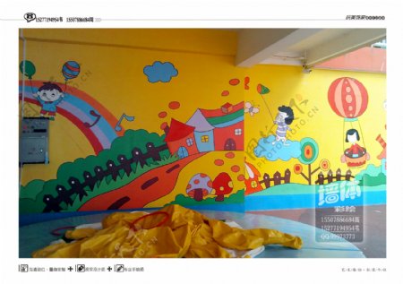 儿童乐园墙体绘画