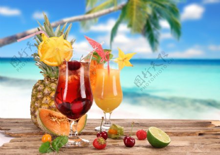 夏日水果饮料图片图片