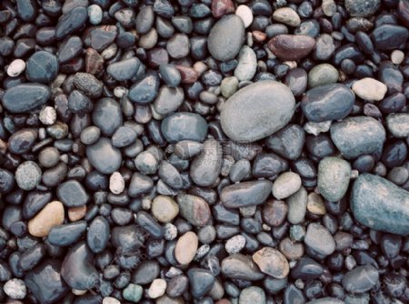 沙滩岩石石头海岸卵石上岸