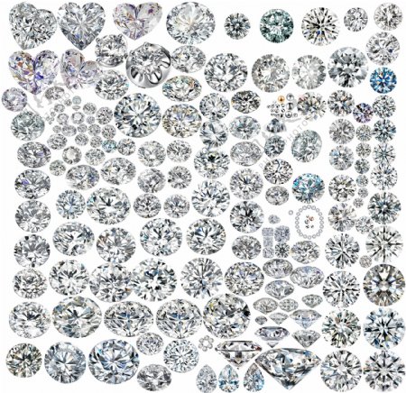 珠宝钻石精修换钻高清素材大集合