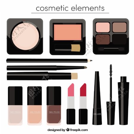 化妆品元素素材