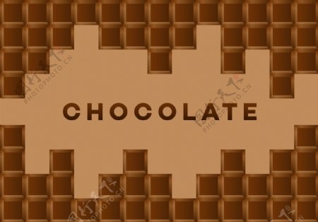 巧克力背景素材
