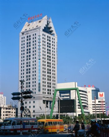 中国农业银行大厦摄影图片