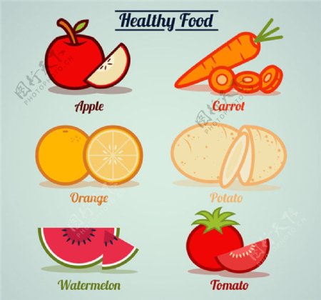 平化健康食物