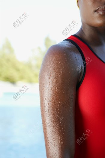 黑人女性运动员图片