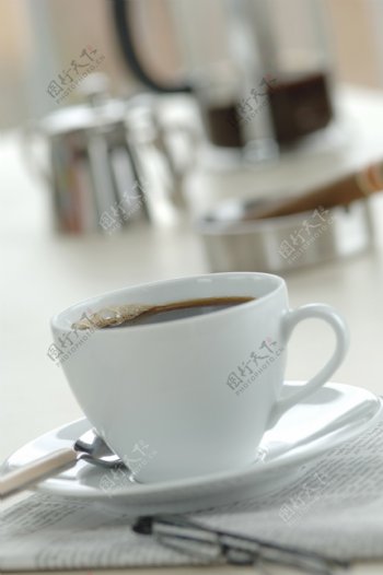 咖啡与咖啡书籍图片