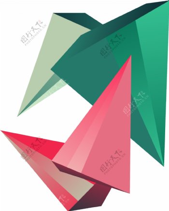 彩色三角元素